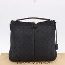 LOUIS VUITTON Mahina Serene PM Shoulder Bag Leather Black M94035 LV Auth ka5231V-12
