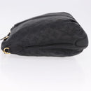 LOUIS VUITTON Mahina Serene PM Shoulder Bag Leather Black M94035 LV Auth ka5231V-4