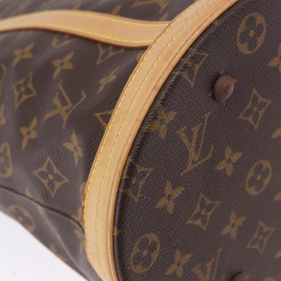 LOUIS VUITTON Monogram Bucket GM Shoulder Bag M42236 LV Auth ka5232