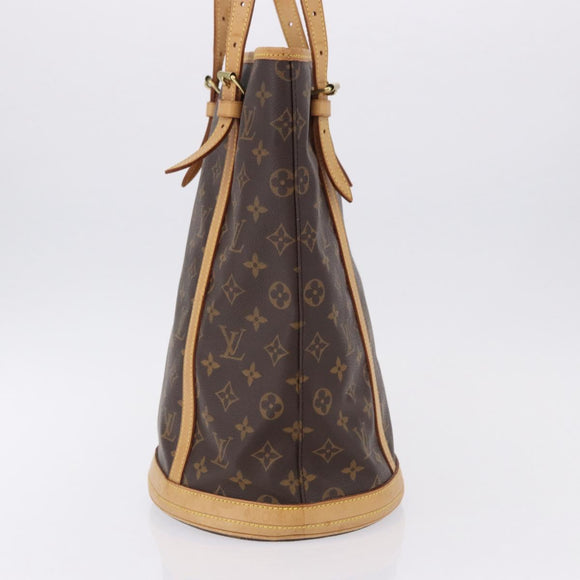 LOUIS VUITTON Monogram Bucket GM Shoulder Bag M42236 LV Auth ka5232