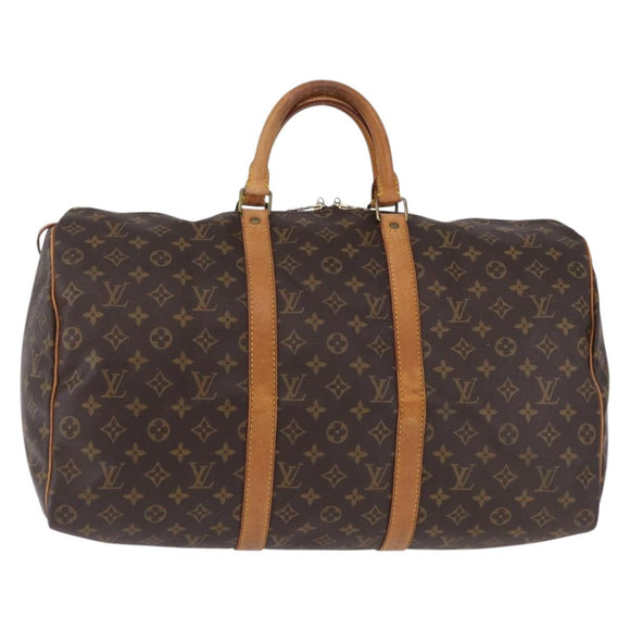 LOUIS VUITTON Monogram Keepall 50 Boston Bag M41426 LV Auth ka5233