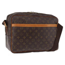 LOUIS VUITTON Monogram Reporter GM Shoulder Bag M45252 LV Auth ka5238-1