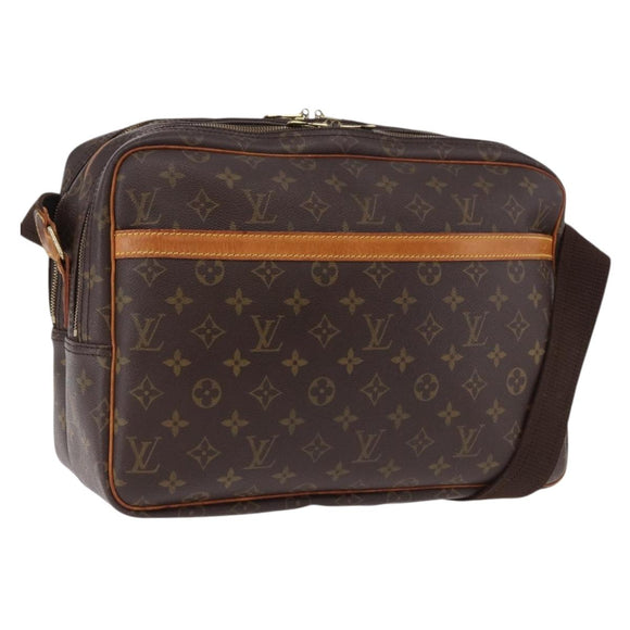 LOUIS VUITTON Monogram Reporter GM Shoulder Bag M45252 LV Auth ka5238