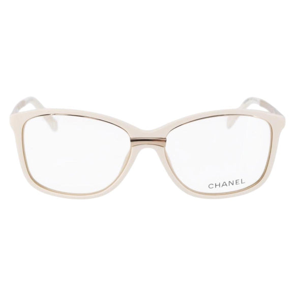 CHANEL Sunglasses plastic White CC Auth ka5239