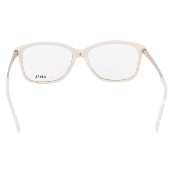CHANEL Sunglasses plastic White CC Auth ka5239