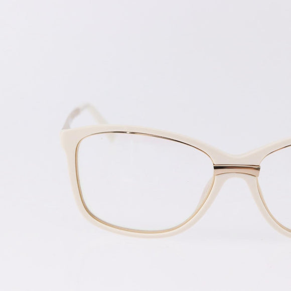 CHANEL Sunglasses plastic White CC Auth ka5239
