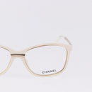 CHANEL Sunglasses plastic White CC Auth ka5239-4