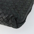 BOTTEGA VENETA INTRECCIATO Shoulder Bag Leather Black Auth ka524-12