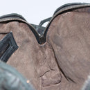 BOTTEGA VENETA INTRECCIATO Shoulder Bag Leather Black Auth ka524-17