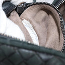 BOTTEGA VENETA INTRECCIATO Shoulder Bag Leather Black Auth ka524-21