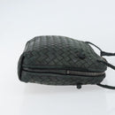 BOTTEGA VENETA INTRECCIATO Shoulder Bag Leather Black Auth ka524-4