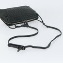 BOTTEGA VENETA INTRECCIATO Shoulder Bag Leather Black Auth ka524-7