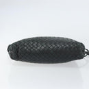 BOTTEGA VENETA INTRECCIATO Shoulder Bag Leather Black Auth ka524-9