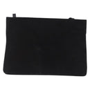 Salvatore Ferragamo Vala Shoulder Bag Suede Black Gold Auth ka5242-3