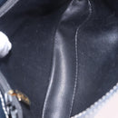 SAINT LAURENT Shoulder Bag Leather Navy Gold Auth ka5243A-12