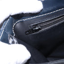 SAINT LAURENT Shoulder Bag Leather Navy Gold Auth ka5243A-23