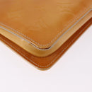 LOUIS VUITTON Monogram Vernis Lexington Pouch Beige M91010 LV Auth ka5244A-17