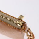 LOUIS VUITTON Monogram Vernis Lexington Pouch Beige M91010 LV Auth ka5244A-10