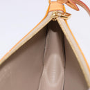 LOUIS VUITTON Monogram Vernis Lexington Pouch Beige M91010 LV Auth ka5244A-20