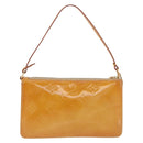 LOUIS VUITTON Monogram Vernis Lexington Pouch Beige M91010 LV Auth ka5244A-2