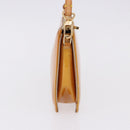 LOUIS VUITTON Monogram Vernis Lexington Pouch Beige M91010 LV Auth ka5244A-4