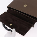 GUCCI Bamboo Hand Bag Leather Brown Gold 001 1118 1886 Auth ka5245-10
