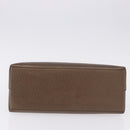GUCCI Bamboo Hand Bag Leather Brown Gold 001 1118 1886 Auth ka5245-5