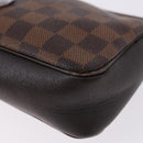 LOUIS VUITTON Damier Ebene Trousse Make Up Pouch N51982 LV Auth ka5246-9