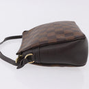 LOUIS VUITTON Damier Ebene Trousse Make Up Pouch N51982 LV Auth ka5246-4