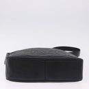 CHANEL Trip Luco co Shoulder Bag Leather Black Gold CC Auth ka5247-10