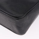 CHANEL Trip Luco co Shoulder Bag Leather Black Gold CC Auth ka5247-14