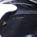 CHANEL Trip Luco co Shoulder Bag Leather Black Gold CC Auth ka5247-16