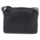 CHANEL Trip Luco co Shoulder Bag Leather Black Gold CC Auth ka5247-2
