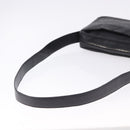 CHANEL Trip Luco co Shoulder Bag Leather Black Gold CC Auth ka5247-7