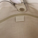 GUCCI GG Canvas Guccissima Tote Bag Leather White Silver 211944 Auth ka5249-19