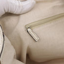 GUCCI GG Canvas Guccissima Tote Bag Leather White Silver 211944 Auth ka5249-22