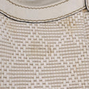 GUCCI GG Canvas Guccissima Tote Bag Leather White Silver 211944 Auth ka5249-3