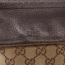 GUCCI GG Canvas Waist bag Beige Silver 28566 Auth ka525-15