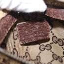 GUCCI GG Canvas Waist bag Beige Silver 28566 Auth ka525-16