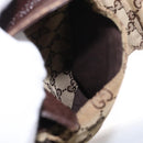 GUCCI GG Canvas Waist bag Beige Silver 28566 Auth ka525-20