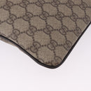GUCCI GG Supreme Shoulder Bag PVC Beige Gold 201446 Auth ka5250-16