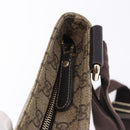 GUCCI GG Supreme Shoulder Bag PVC Beige Gold 201446 Auth ka5250-10