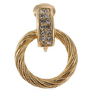 Christian Dior Earring metal Gold Tone Auth ka5252-3