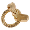 Christian Dior Earring metal Gold Tone Auth ka5252-5