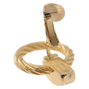 Christian Dior Earring metal Gold Tone Auth ka5252-6