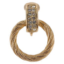Christian Dior Earring metal Gold Tone Auth ka5252-7