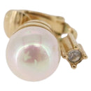 Christian Dior Earring metal Gold Tone Auth ka5253-7