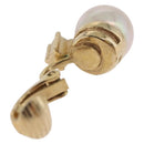 Christian Dior Earring metal Gold Tone Auth ka5253-9