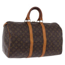 LOUIS VUITTON Monogram Keepall 45 Boston Bag M41428 LV Auth ka5254A-1