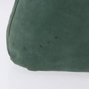 FENDI Hand Bag Leather Green Gold Auth ka5255-3